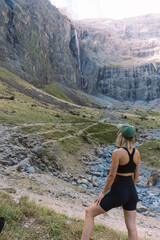 Obraz premium hiker in the mountains