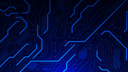Abstract futuristic technology background with circuit board texture. Computer motherboard, communication and electronic engineering concept
