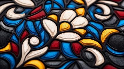 Fototapeta premium Abstract Colorful Floral Pattern Texture Background Design