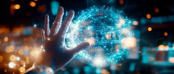 Innovative robot and human working together at a desk merging skills and technology creating a productive environment symbolizing the future of collaboration