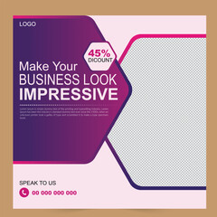 Business Impressive Social Media Post Design