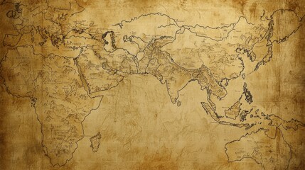 Discover the joyful monkey in an antique map of asia a unique exploration of traditional details and gigapixel textures