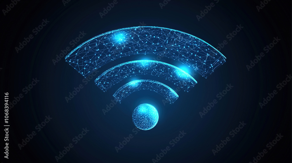 Poster wireless connection icon. internet network connection technology. internet connection and data trans