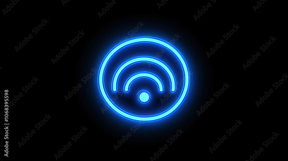 Poster wireless connection icon. internet network connection technology. internet connection and data trans