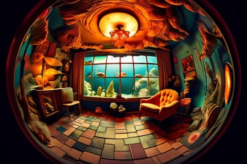 fisheye fantasy a room with fisheye inspired lomography inspired