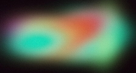 Abstract vignette color gradient grainy backdrop design. Red pink blue color noisy Vibrant gradient texture, color flow shaped, website header design, cover, banner, poster