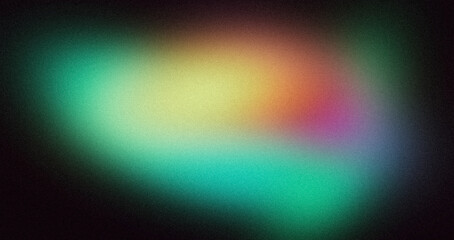 Abstract vignette color gradient grainy backdrop design. Blue orange pink color noisy Vibrant gradient texture, color flow shaped, website header design, cover, banner, poster