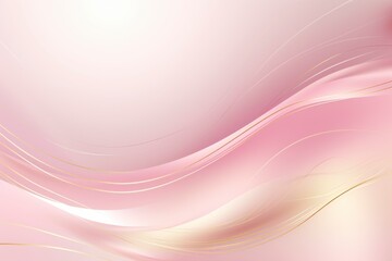 Fototapeta premium Abstract gold and light pink wave background
