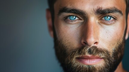 Fototapeta premium Dynamic Handsome: With an electric personality and abundant energy, this look showcases a lively charm that elevates physical appearance to new heights. 