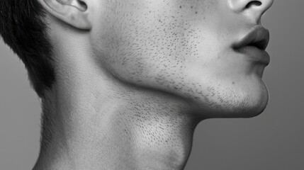 Chiseled Jawline: A strong, well-defined jawline enhances facial symmetry and strength, making it an attractive and powerful feature of the face.
