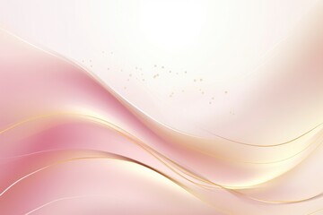 Obraz premium Abstract gold and light pink wave background