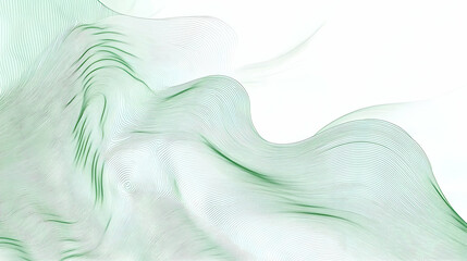 Blog header background showcasing minimalist line art in soothing green and white, perfect for lifestyle and wellness blogs