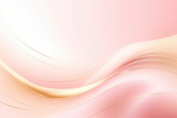 Abstract gold and light pink wave background