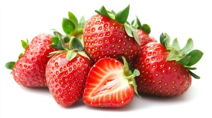 Fresh Red Strawberries.