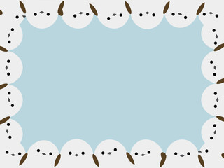 かわいいシマエナガ団子の背景