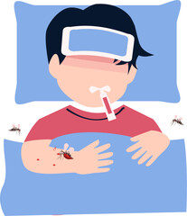 Dengue fever illustration 