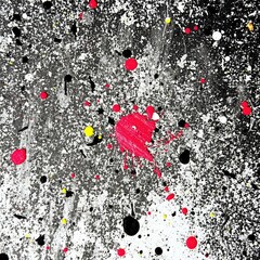 Vibrant Splatter Art: Perfect for Wall Decor, Home Decor, or Office Art - Add a Pop of Color and Energy to Any Space
