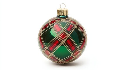 christmas ball with pattern