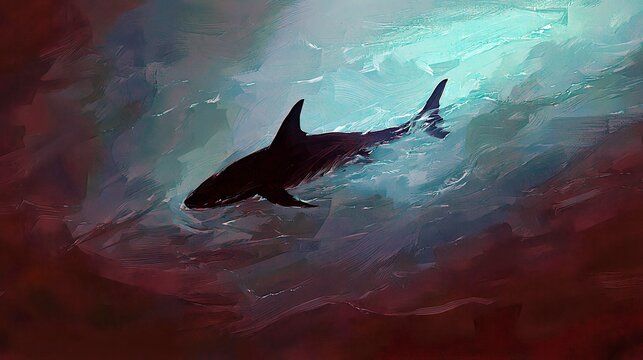 Ferocious Merrow Underwater Digital Painting