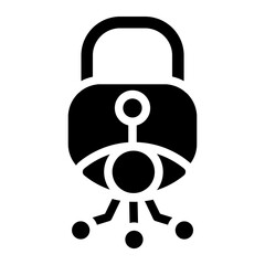 Surveillance system Solid Icon