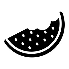 Watermelon slice Solid Icon