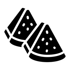 Watermelon slice Solid Icon