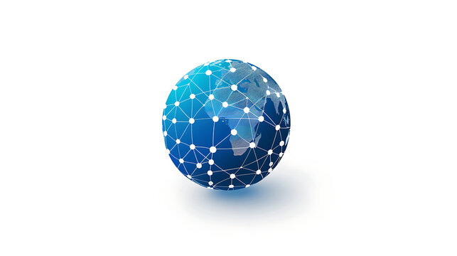 Blue and white&eth;&Yuml;&OElig;&aring;&oelig;&deg;&ccedil;&fnof;&aring;&bdquo;&euro;, with a network of connections.&eth;&Yuml;&OElig;&eth;&Yuml;&OElig;The&eth;&Yuml;&OElig;&aring;&oelig;&deg;&ccedil;&fnof;&aring;&bdquo;&euro; is sitting on a white surface.