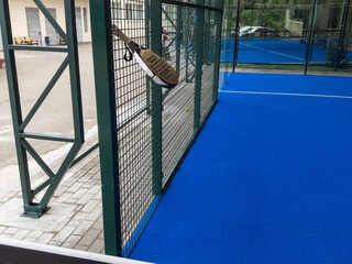  Outdoor padel court in a park