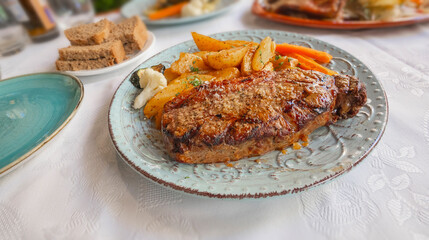 Grilled Sirloin, Grilled Steak, Spanish Gastronomy, Spain, Europe