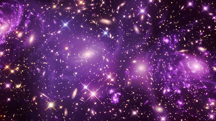 Fototapeta premium This is an abstract painting of a galaxy. It is full of vibrant colors and energy.