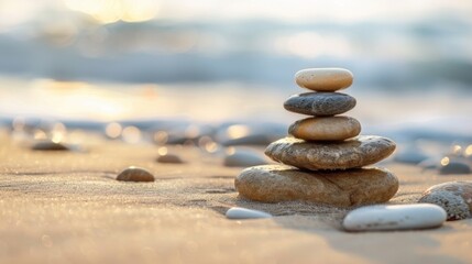 Fototapeta premium Uncomplicated Life: This philosophy encourages embracing simplicity, leading to fewer conflicts and easier decision-making in daily routines and life choices. 