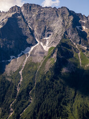 View from the Filzenkogel to the Ahornspitze in the background