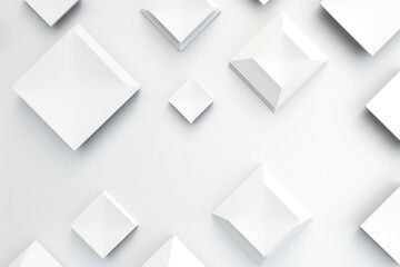 Fototapeta premium Frosted hexagon hexagon abstract background