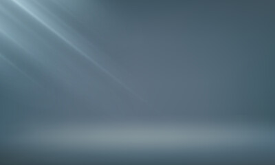 Empty Gray studio background. Abstract gradient gray background. Gray wall room with lights. Space for selling products on the website. Vector illustration.