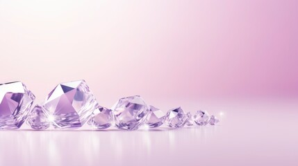 Fototapeta premium Purple crystal closeup gemstone background
