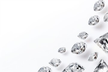 Abstract diamond jewellery background
