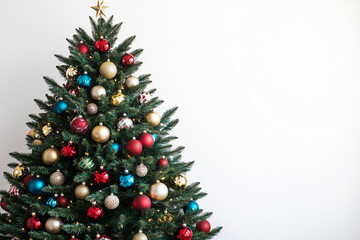 christmas tree and decorations