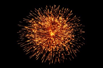 Obraz premium Colorful Firework Explosion in Flat Design Style