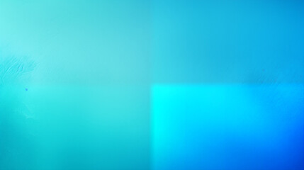 Obraz premium Aqua Turquoise Gradient Background With Soft Blurred Square Elements