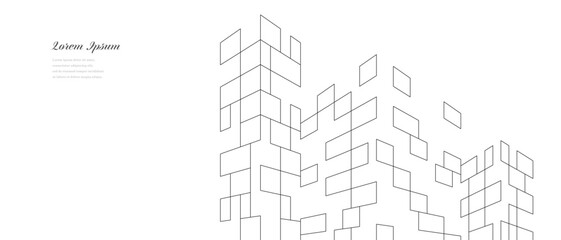 幾何学 抽象 建築 テクノロジー ビジネス 背景