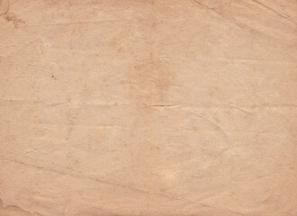 Old paper texture background, brown vintage paper sheet with space for text