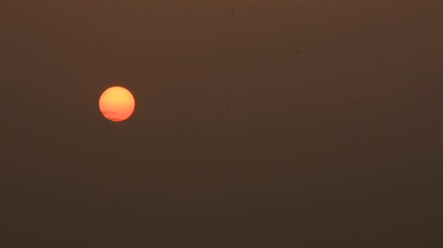 Color changing Sunset at Humpy Karnataka