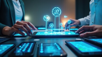 Holographic Digital Elements Interaction and Technology