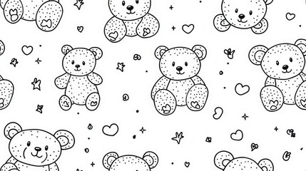 Abstract seamless pattern