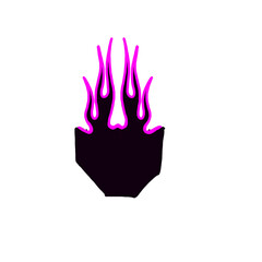 illustration of a flame