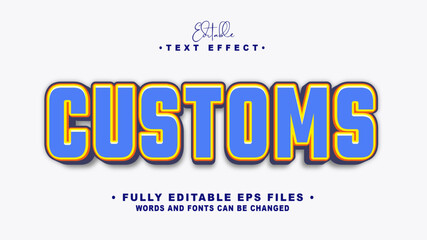 editable 3d custom text effect.typhography logo