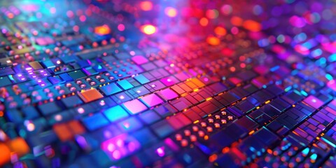 macro shot Wafer Semiconductor