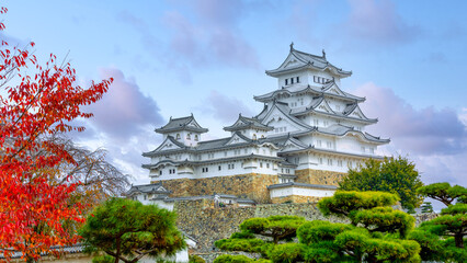Himeji castle Japanese ancient castle landmark, Japan himeji castle Japan in the autumn, Unesco...