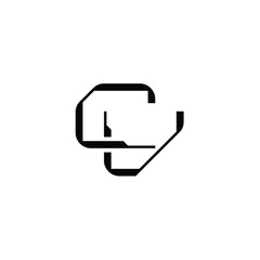 CV monogram logo design letter text name symbol monochrome logotype alphabet character simple logo