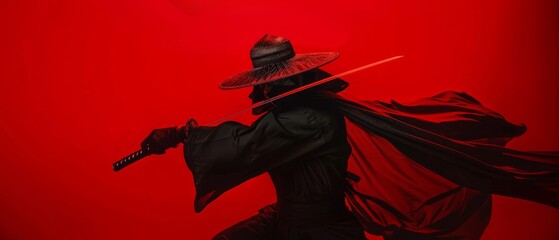 The Shadow Samurai: A Cloaked Assassin Strikes in the Night